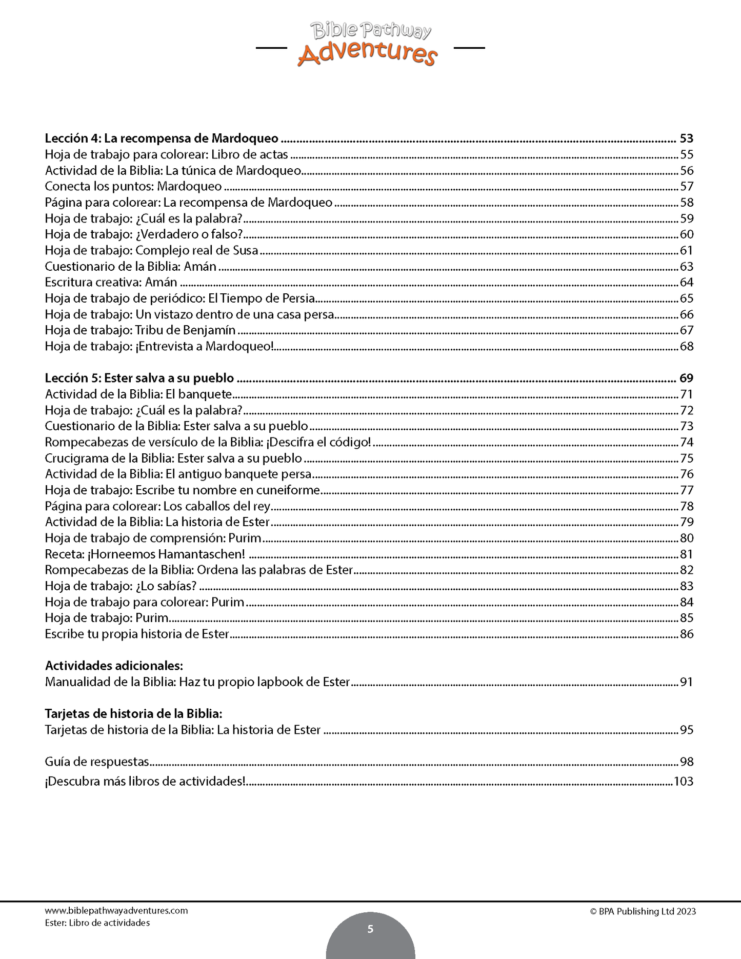Ester: Libro de actividades (PDF)