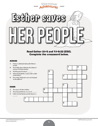 Esther Activity Book (PDF)