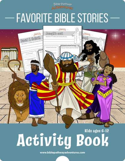 Libro de actividades de historias bíblicas favoritas