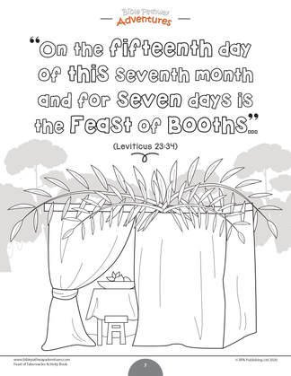 Feast of Tabernacles (Sukkot) Activity Book (PDF) – Bible Pathway ...