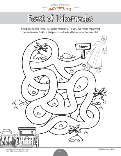 Libro de actividades de la Fiesta de los Tabernáculos (Sukkot)