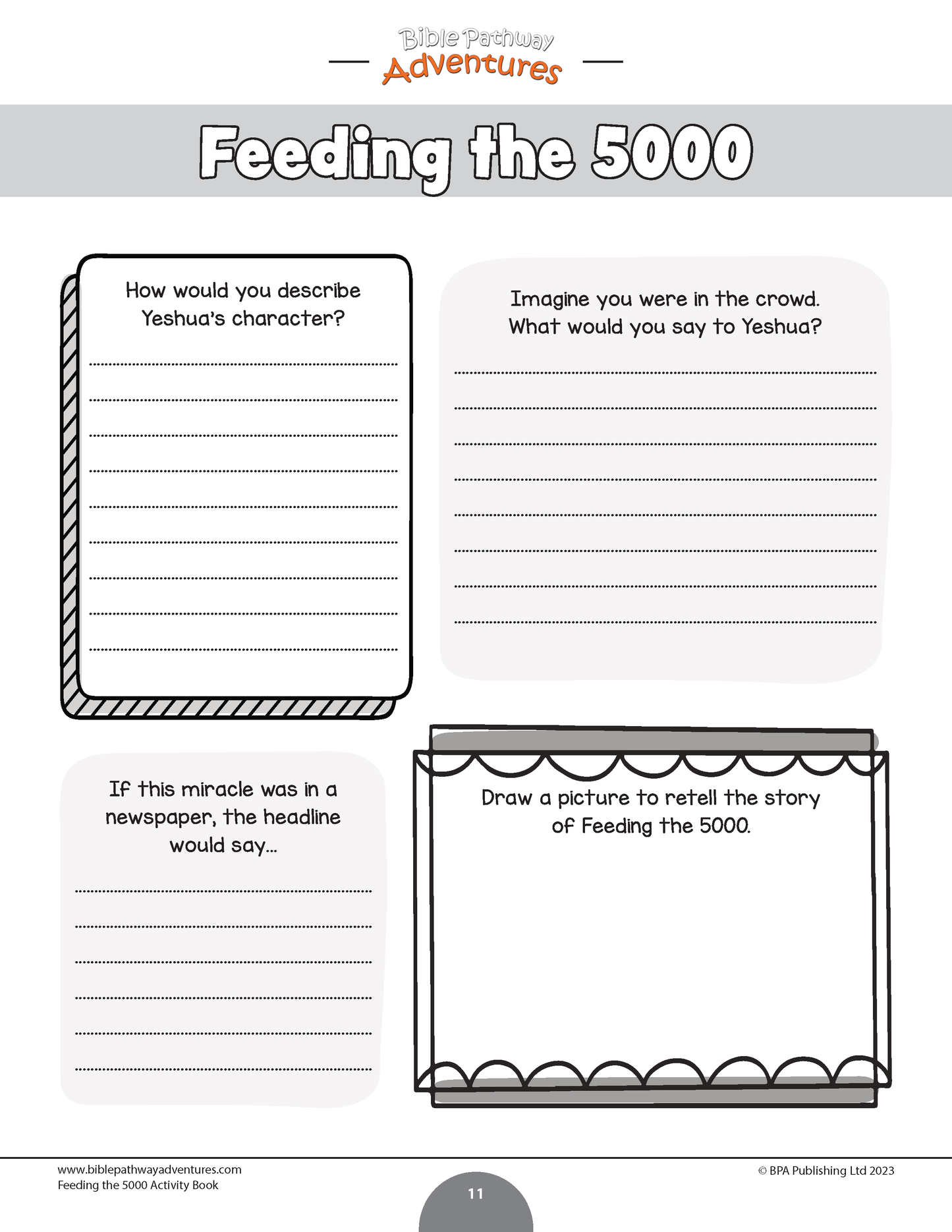 Feeding the 5000 Activity Book