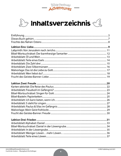 Frucht des Geistes - Übungsbuch für Anfänger (PDF)