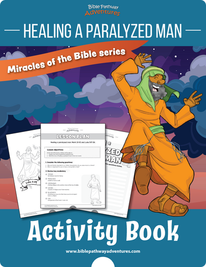 Healing a Paralyzed Man Activity Book