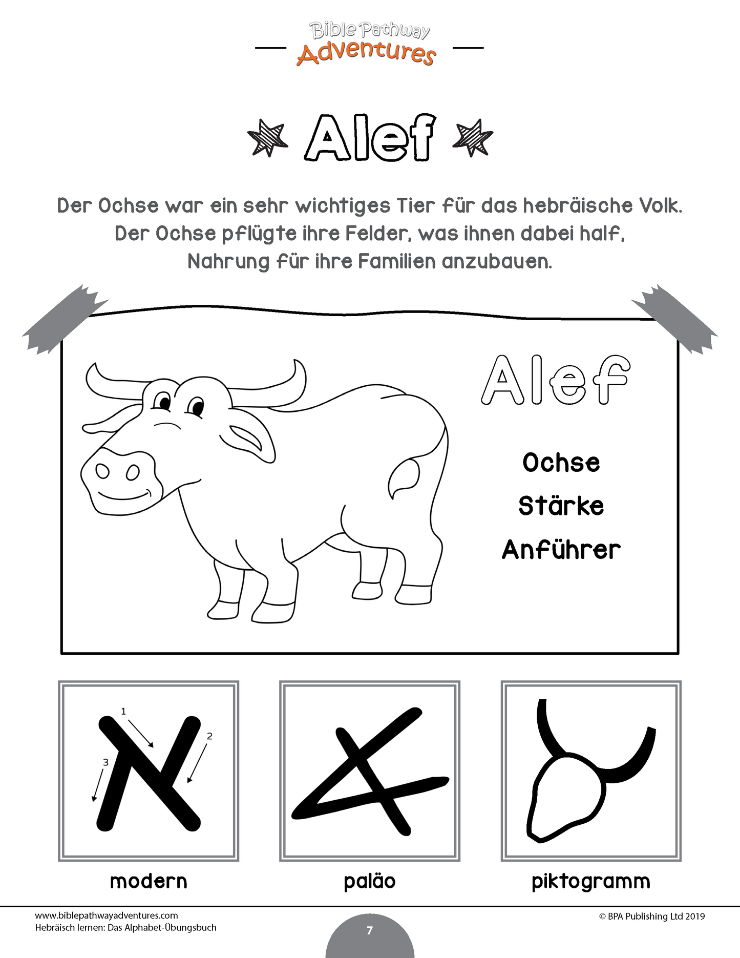 Hebräisch lernen: Das Alphabet-Übungsbuch für Anfänger (PDF)