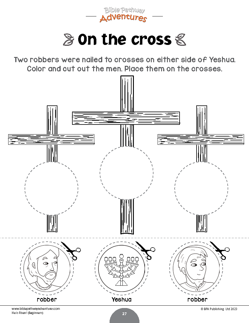 He is Risen! Activity Book for Beginners (PDF)