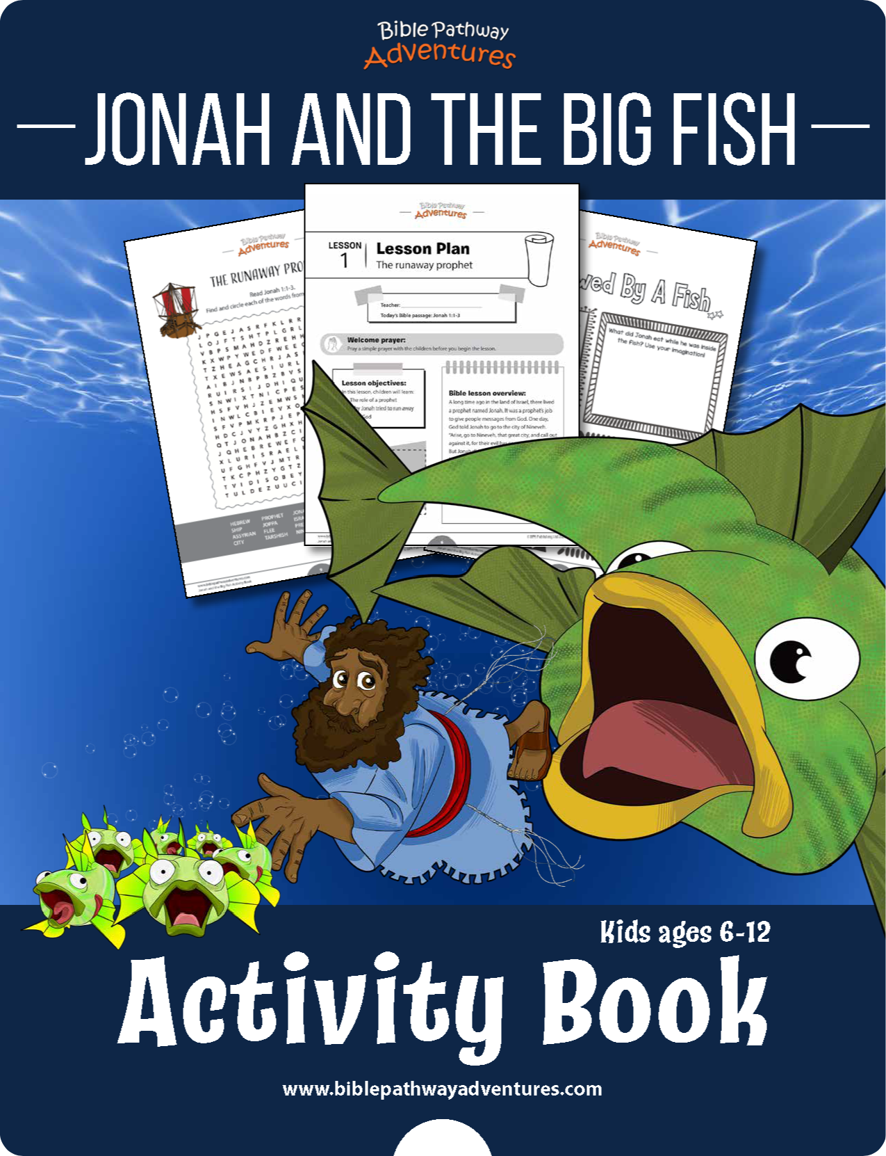 Jonah and the Big Fish Activity Book book cover