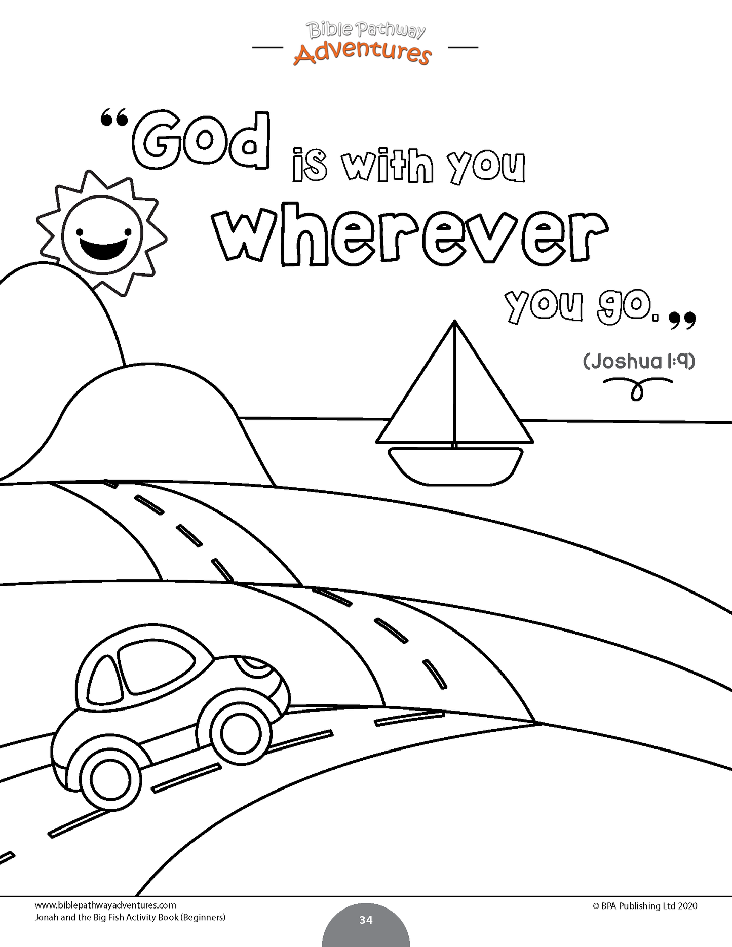 Jonah and the Big Fish Activity Book for Beginners (PDF)