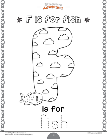 Jonah and the Big Fish Activity Book for Beginners (PDF)