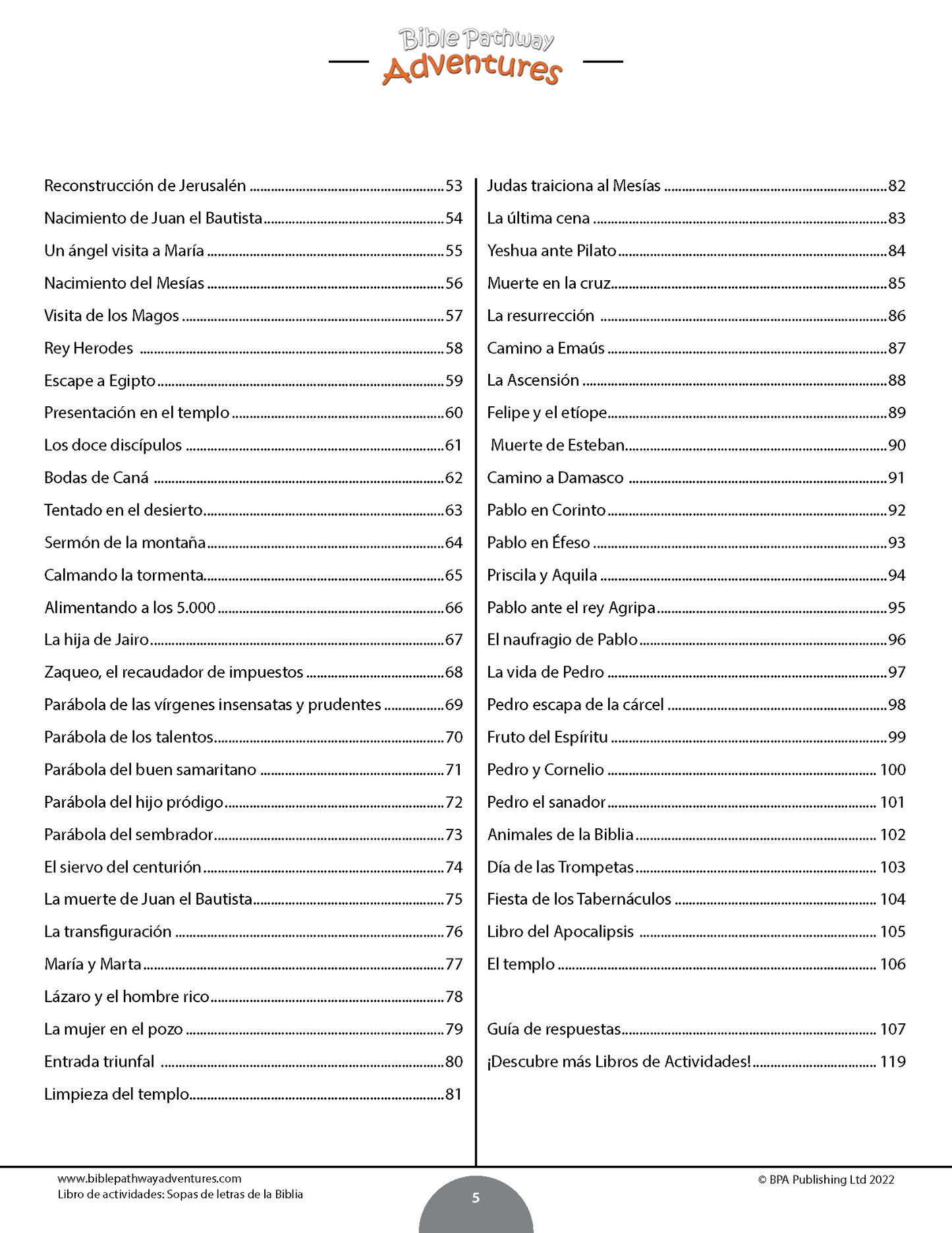 BUNDLE: Cuestionarios bíblicos y sopas de letras: Libros de actividades (PDF)