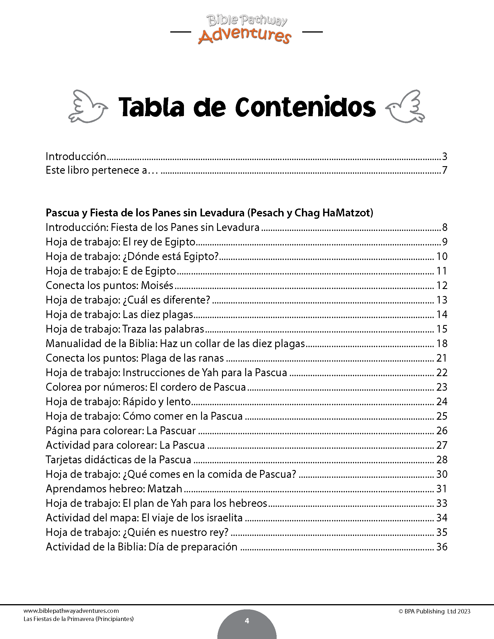 Libro de actividades de las fiestas de la primavera para principiantes ...