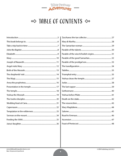 Libro de preguntas del Nuevo Testamento