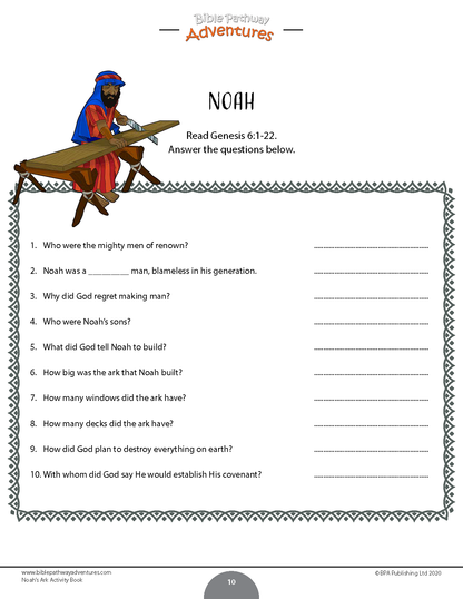 Noah's Ark Activity Book (PDF)