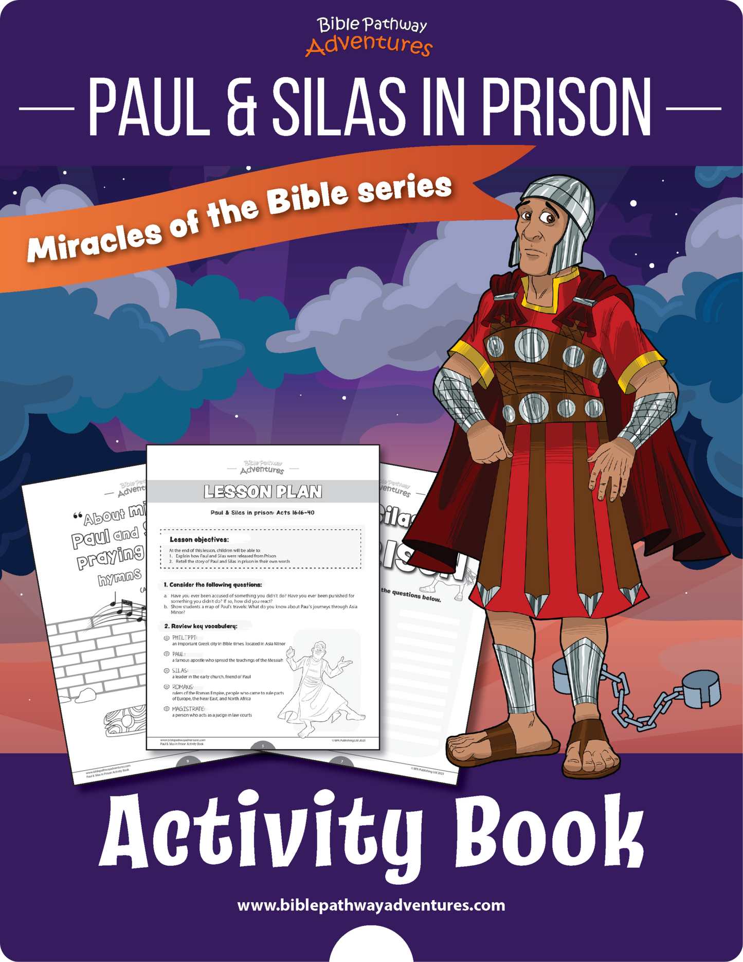 Paul and Silas in Prison Activity Book (PDF)