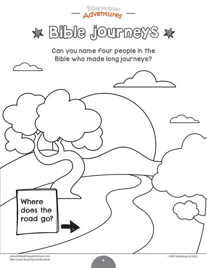 Bible-based Road Trip Activity Book for Beginners (PDF)