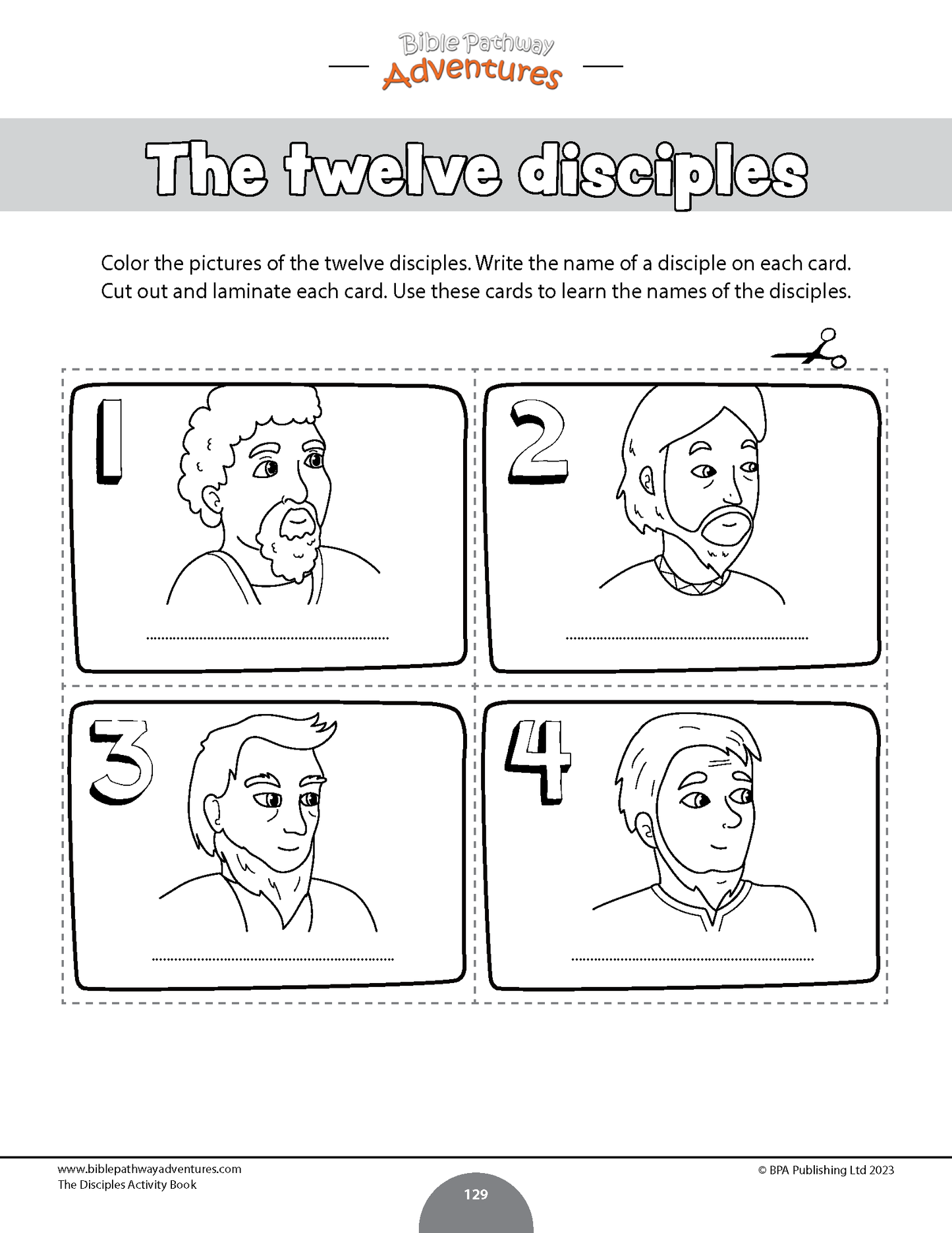 The Disciples Activity Book