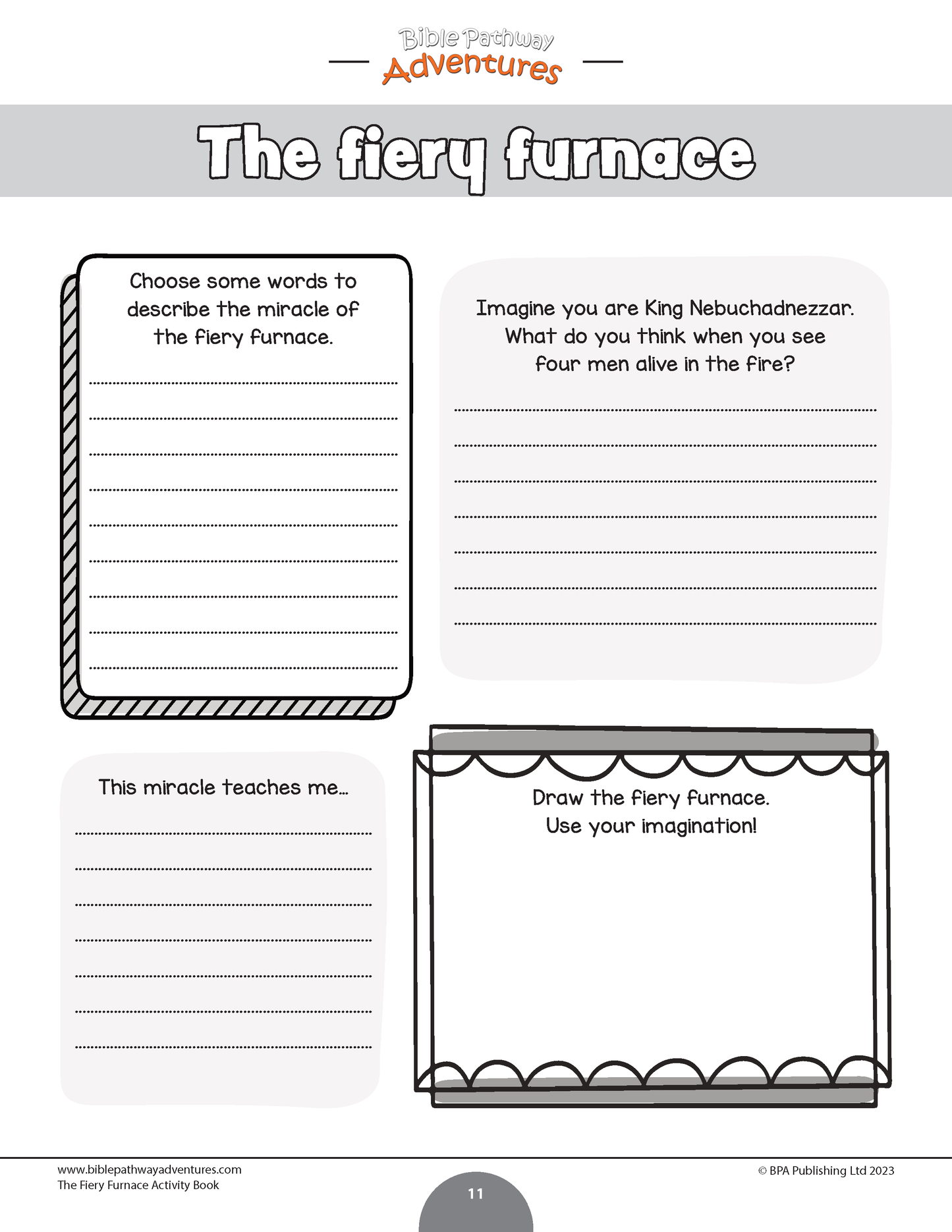 The Fiery Furnace Activity Book