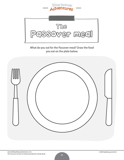 Passover & Feast of Unleavened Bread Activity Book