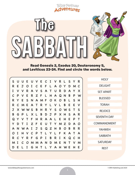 The Sabbath word search