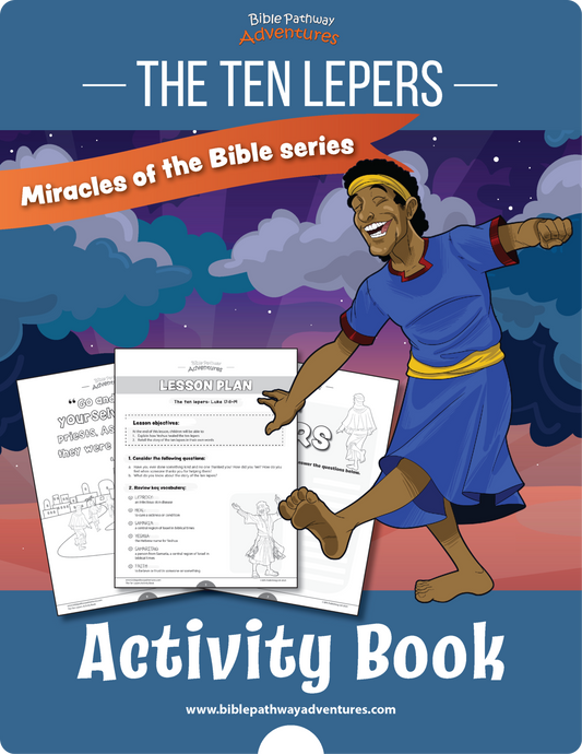 Libro de actividades de los diez leprosos
