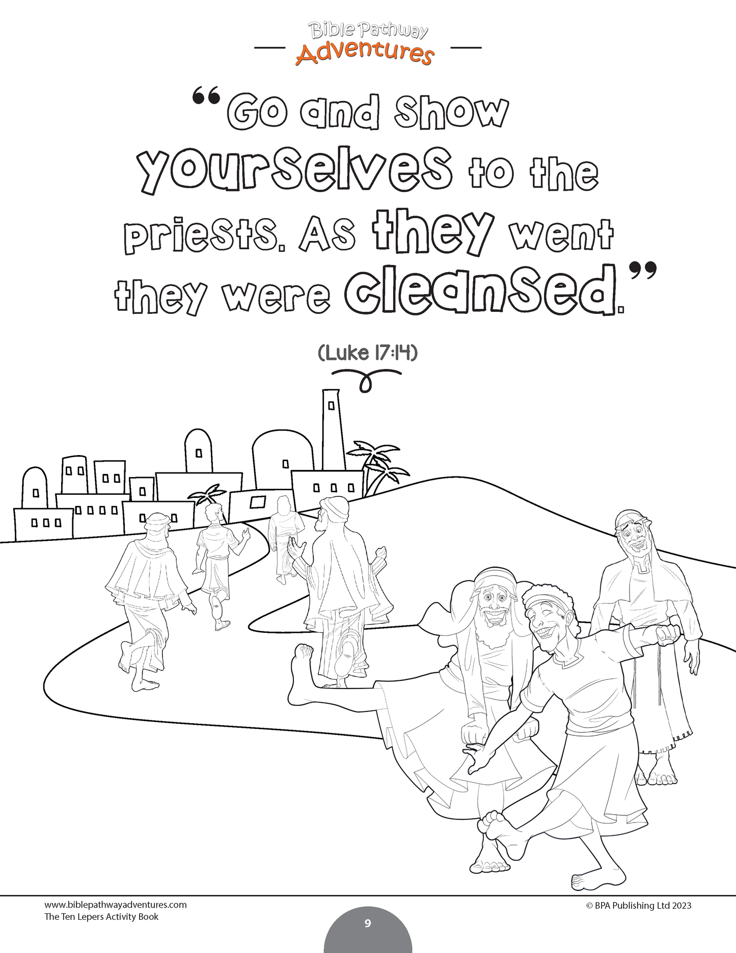 The Ten Lepers Activity Book (PDF)