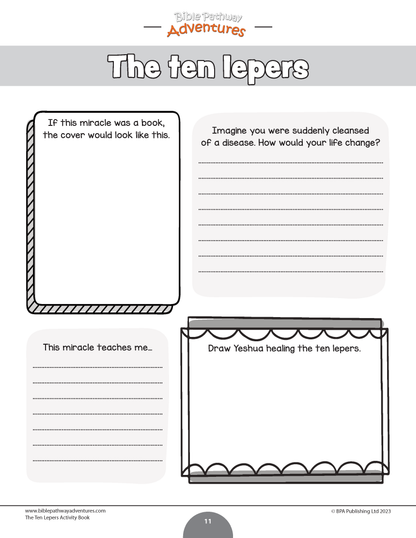 The Ten Lepers Activity Book