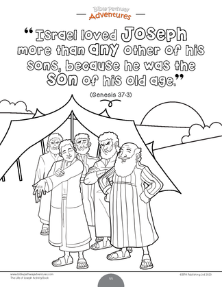 The Life Of Joseph Activity Book (pdf) – Bible Pathway Adventures