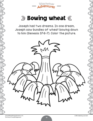 The story of Joseph Activity Book for Beginners (PDF) – Bible Pathway ...