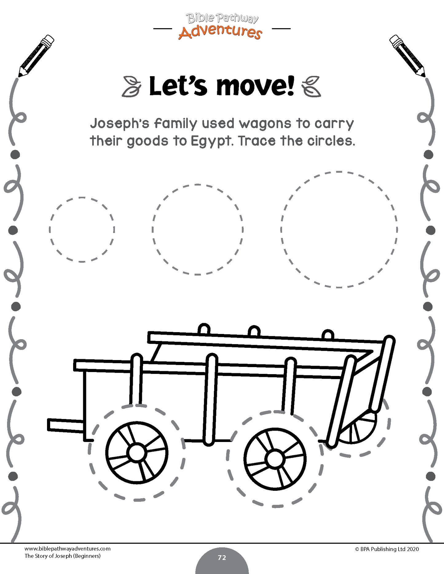 The story of Joseph Activity Book for Beginners (PDF)