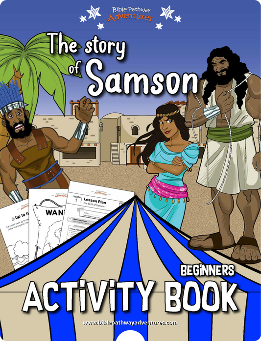 La historia de Sansón Libro de actividades para principiantes