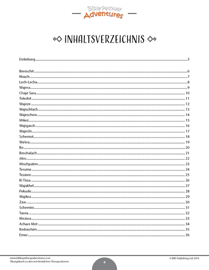Übungsbuch zu den wöchentlichen Thoraportionen (PDF)